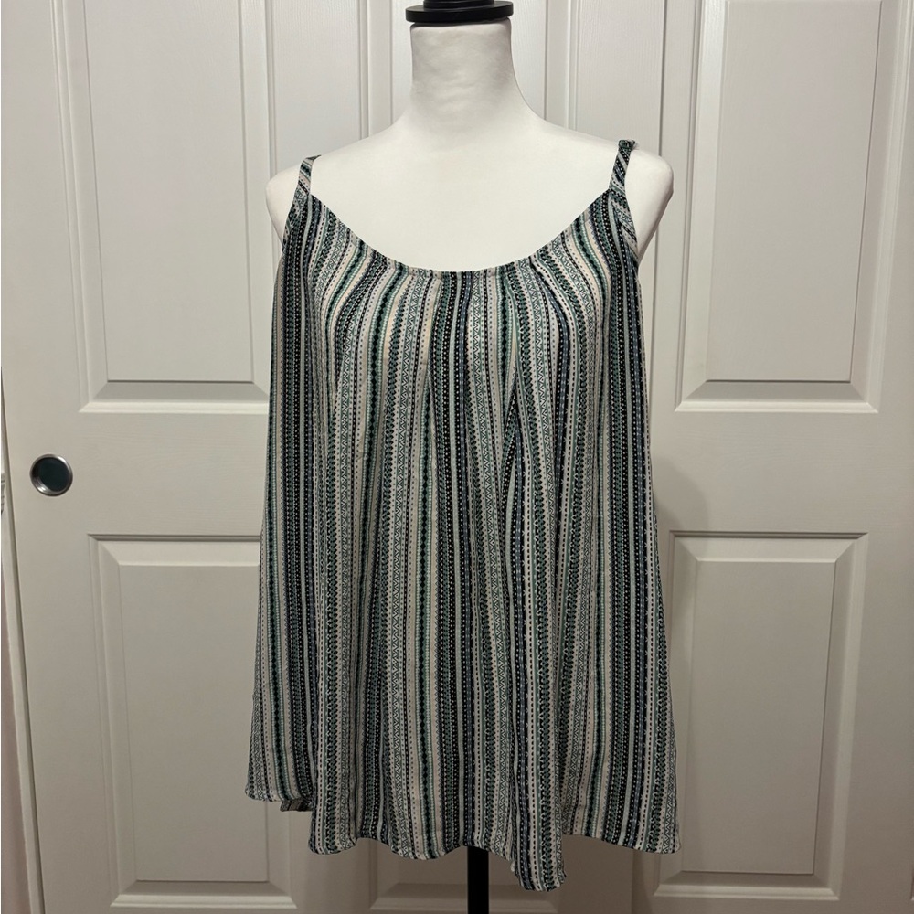 Torrid Striped Spaghetti Strap Cami Size 1